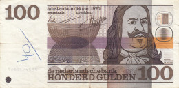 CRBX142BIS BILLETE HOLANDA 100 GULDEN 1970 MBC - Sonstige & Ohne Zuordnung