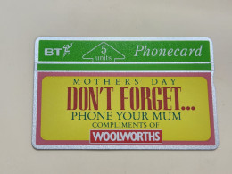 United Kingdom-(BTA031)-WOOLWORTHS-(5units)-(67)-(202C94374)-price Cataloge3.00£-mint+1card Prepiad Free - BT Emissioni Pubblicitarie