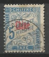 CHINE TAXE N° 1 OBL - Timbres-taxe