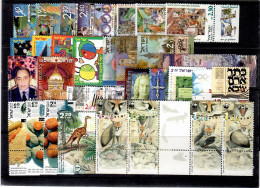 Israele 2000 Annata Completa / Years Complete With Tab ** MNH / VF - Volledig Jaar