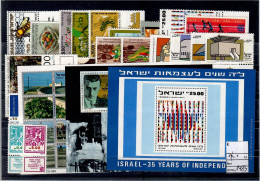 Israele 1983 Annata Completa / Years Complete With Tab ** MNH / VF - Komplette Jahrgänge