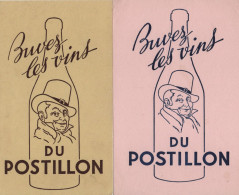 Lot De 2 Buvards - Buvez Les Vins Du Postillon - V