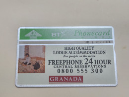United Kingdom-(BTA053)-GRANADA SERVICES-(40units)-(98)-(345C46081)-price Cataloge2.00£-used+1card Prepiad Free - BT Advertising Issues