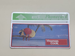 United Kingdom-(BTA056A)-THOMAS COOK-(100units)-(101)-(524K02157)-price Cataloge5.00£-used+1card Prepiad Free - BT Emissions Publicitaires