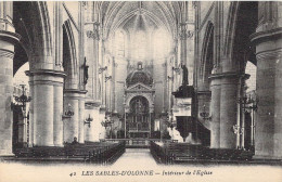 FRANCE - 85 - Les Sables-D'Olonne - Intérieur De L'Eglise - Carte Postale Ancienne - Other & Unclassified