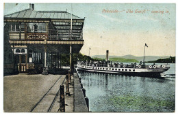 LAKESIDE - THE SWIFT COMING IN (STEAMER) / HAVERTHWAITE POSTMARK / SOUTH ULVERSTON, NORTH LONSDALE ROAD (IRVING) - Windermere