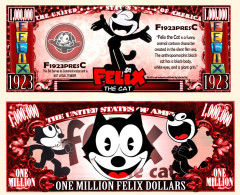 USA - FANTASY NOTE -  FELIX  THE  CAT  - UNC / CARTOON  SERIE - Other & Unclassified