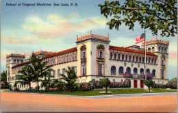 Puerto Rico San Juan School Of Tropical Medicine Curteich - Puerto Rico