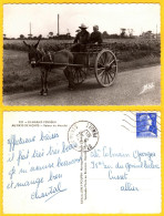 CPSM Le Marais Vendéen - Au Pays Des Monts- Retour Du Marché  Couple De Paysans ; Attelage Avec Un âne  1957 - Poitou-Charentes