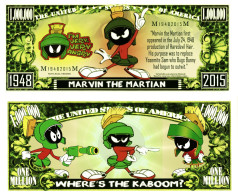 USA - FANTASY NOTE -  MARVIN  THE  MARTIAN  - UNC / CARTOON  SERIE - Other & Unclassified