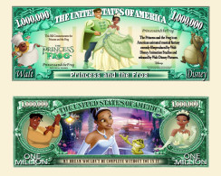 USA - FANTASY NOTE -  PRINCESS  AND  THE  FROG  - UNC / CARTOON  SERIE - Other & Unclassified