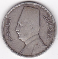 Egypte. 10 Piastres AH 1352 – 1933 . Roi Fuad I. En Argent. KM# 350 - Egypte