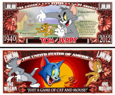 USA - FANTASY NOTE -  TOM  &  JERRY  - UNC / CARTOON  SERIE - Otros & Sin Clasificación