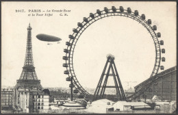 FRANCE - PARIS - EIFTEL  GRANDE ROUE - 1914 - Tour Eiffel