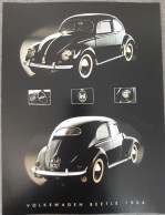 Affiche Poster - VOLKSWAGEN COX COCCINELLE NOIRE - Voitures