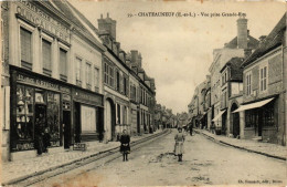 CPA Chateauneuf-Vue Prise Grande-Rue (177469) - Châteauneuf