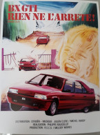 Affiche Poster - CITROEN BX GTI - Voitures