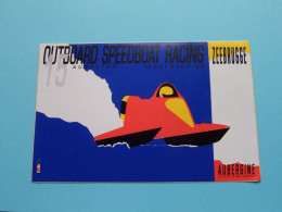 OUTBOARD SPEEDBOAT RACING > ZEEBRUGGE World Series ( Voir Scan ) Sticker - Autocollant ( Aubergine ) ! - Other & Unclassified