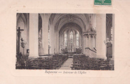 62 / BAPAUME / INTERIEUR DE L EGLISE / JOLIE CARTE GAUFFREE - Bapaume