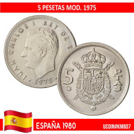 F0015# España 1980. 5 Pts. Mod. 1975 (SC) UC#807 - 5 Pesetas