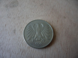 5 Deutsche  Mark 1975 G - 5 Marcos