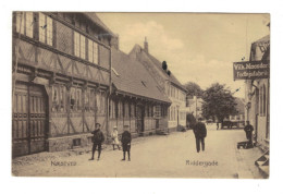 DH1472 - NÆSTVED - RIDDERGADE - FODTØJSFABRIK - STREET SCENE - Denmark