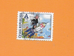 CZECH REPUBLIC 2013  Gestempelt°Used  MiNr. 766 "Der Kleine Maulwurf Und Die Rakete" - Usados