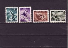 Slovakia 1944 Mi 147-150 Yt 108-111 ** Sport - Unused Stamps