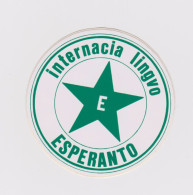 Esperanto Labels From Brazil - Green Star - Esperanto