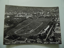 Cartolina Viaggiata "MERANO L'Ippodromo Dall'aereo" 1960 - Merano