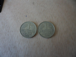 2 X 1 Deutsche Mark 1969 G /1973 D - 5 Reichsmark