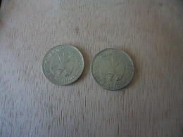 2 X 1 Deutsche Mark 1981 J /1983 D - 5 Reichsmark