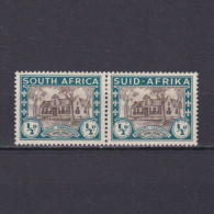 SOUTH AFRICA 1939, SG #82, Pair, Architecture, MH - Unused Stamps