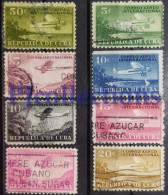 N1167- CARAIBI - CARIBBEAN 1931 POSTA AEREA - AIRMAIL BEAUTIFUL SET 8 STAMPS USED - Airmail