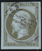 France  .  Y&T   .    11 (2 Scans)   .   O   .    Oblitéré - 1853-1860 Napoleon III