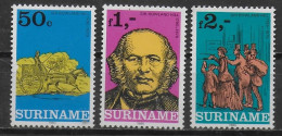 SURINAME N° 788/90 * *  ( Cote 6e )  Rowland Hill - Rowland Hill