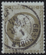 France  .  Y&T   .    19  (2 Scans)   .   O   .    Oblitéré - 1862 Napoléon III.