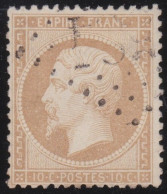 France  .  Y&T   .    21   .   O   .    Oblitéré - 1862 Napoléon III