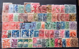 Monde World - Small Batch Of 70 Old Stamps Used G - Collections (sans Albums)