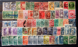 Monde World - Small Batch Of 70 Old Stamps Used H - Collections (sans Albums)