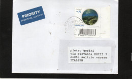 2019 Portogallo - Busta Posta Prioritaria Viaggiata X Saltrio (IT) - Pianeta Terra - Postmark Collection