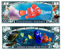 USA - FANTASY NOTE -  FINDING  NEMO  - UNC / CARTOON  SERIE - Otros & Sin Clasificación