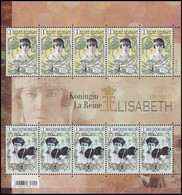 F4520/4521** - Feuillet De 10 (5X2) / Blad Van 10 (5X2) - La Reine / Koningin / Königin / Queen - Élisabeth - 2011-2020