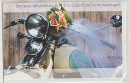 Belle Carte  G  F  Avec Enveloppe..Sincères Felicitations A L'occasion De Votre Mariage ! En Moto - Noces