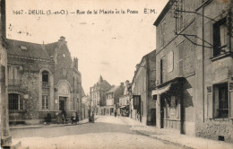Deuil - Rue De La Mairie Et La Poste - Deuil La Barre