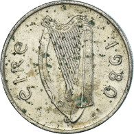 Monnaie, Irlande, 5 Pence, 1980 - Irlande