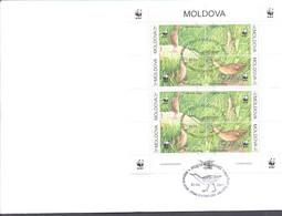 2001.Moldova,  Bird, FDC With Sheetlet, Mint/** - Andere & Zonder Classificatie