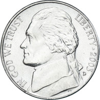 Monnaie, États-Unis, 5 Cents, 2003 - 1938-…: Jefferson