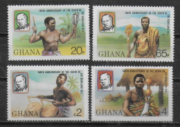 GHANA  N° 657/60 * *  ( Cote 7e ) Poste Rowland Hill - Rowland Hill