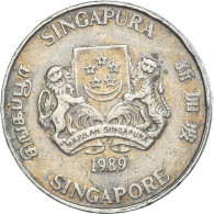 Monnaie, Singapour, 20 Cents, 1989 - Singapur